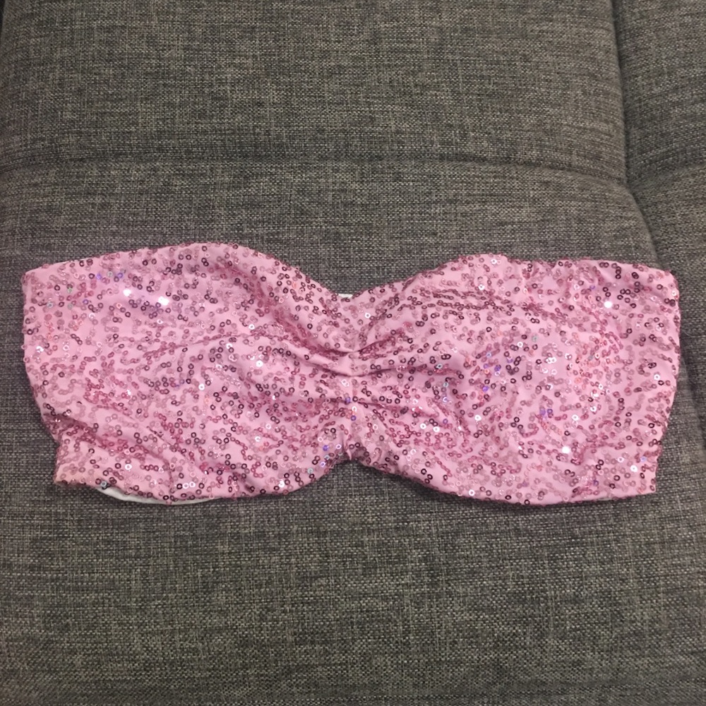 topsecret Pink Sequin Bandeau